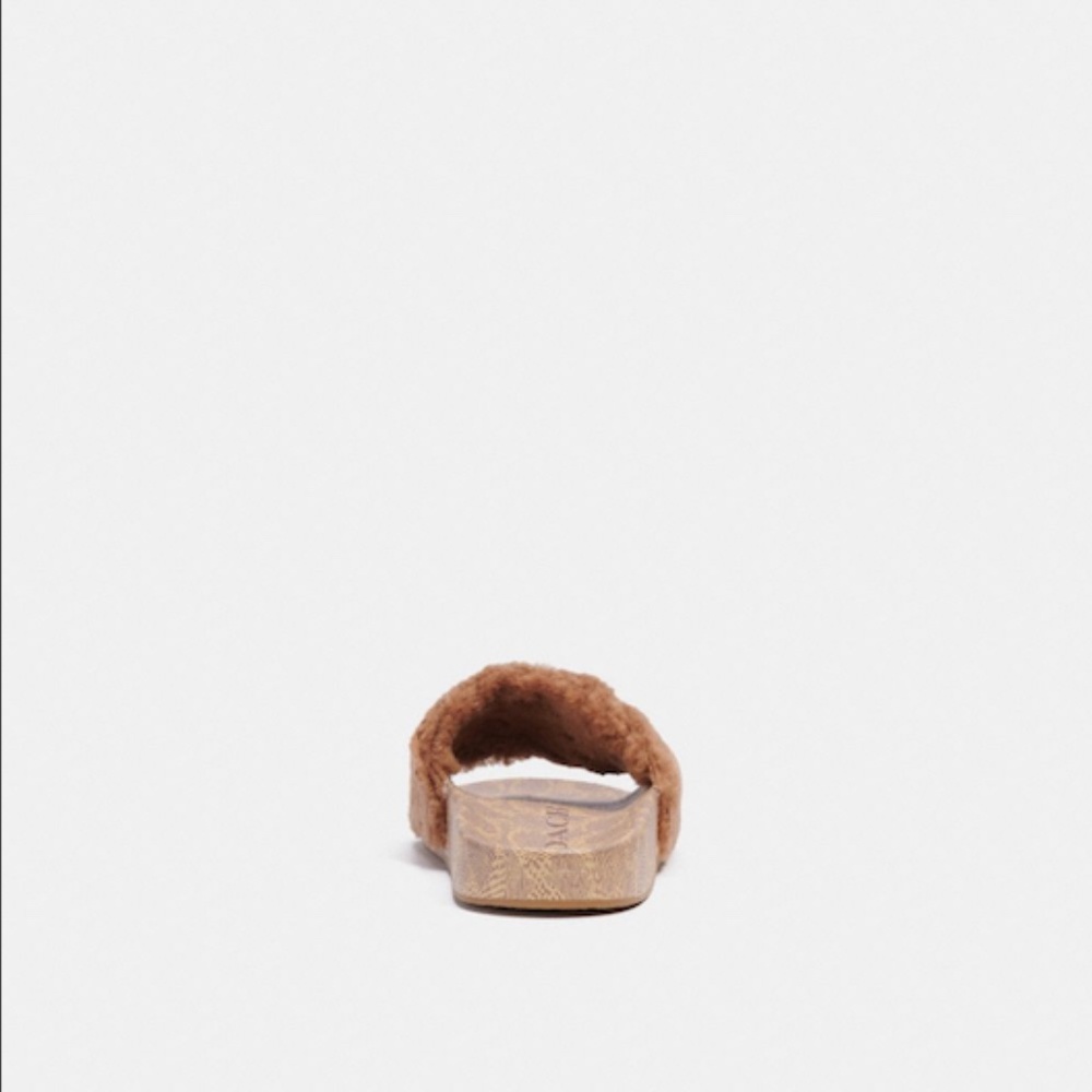 Coach Slide With Shearling - Picture 3 of 3